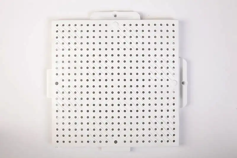 Messeboden-Platte wei&szlig;