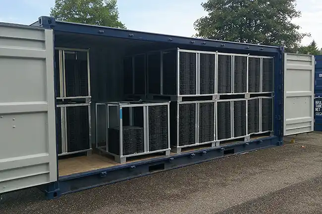 Die stapelbare Systembox für Bodenplatten