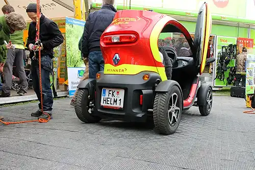 Bildinhalt: Unser Messeboden-System eignet sich perfekt für Messen im Outdoor-Bereich