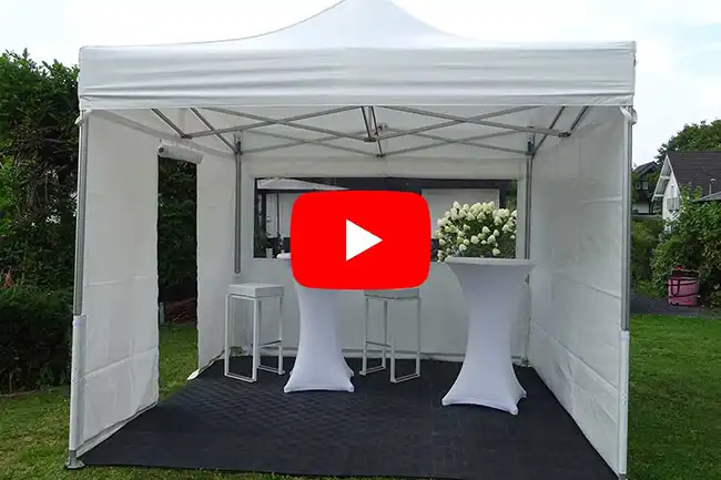 Messeboden mit Klicksystem von TERRAGUIDE Video Messeboden