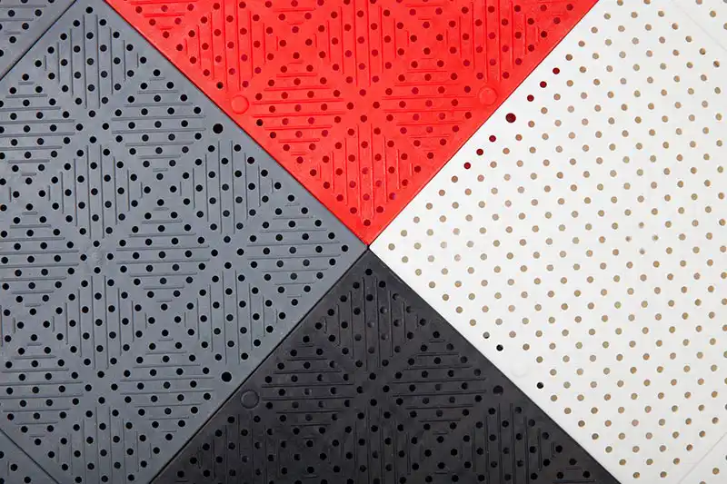 Messeboden Colour aus Kunststoff in verschiedenen Farben