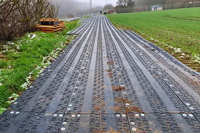 Mobile Baustraßen